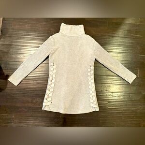 Halogen sweater with fun side detailing. Size XS.
